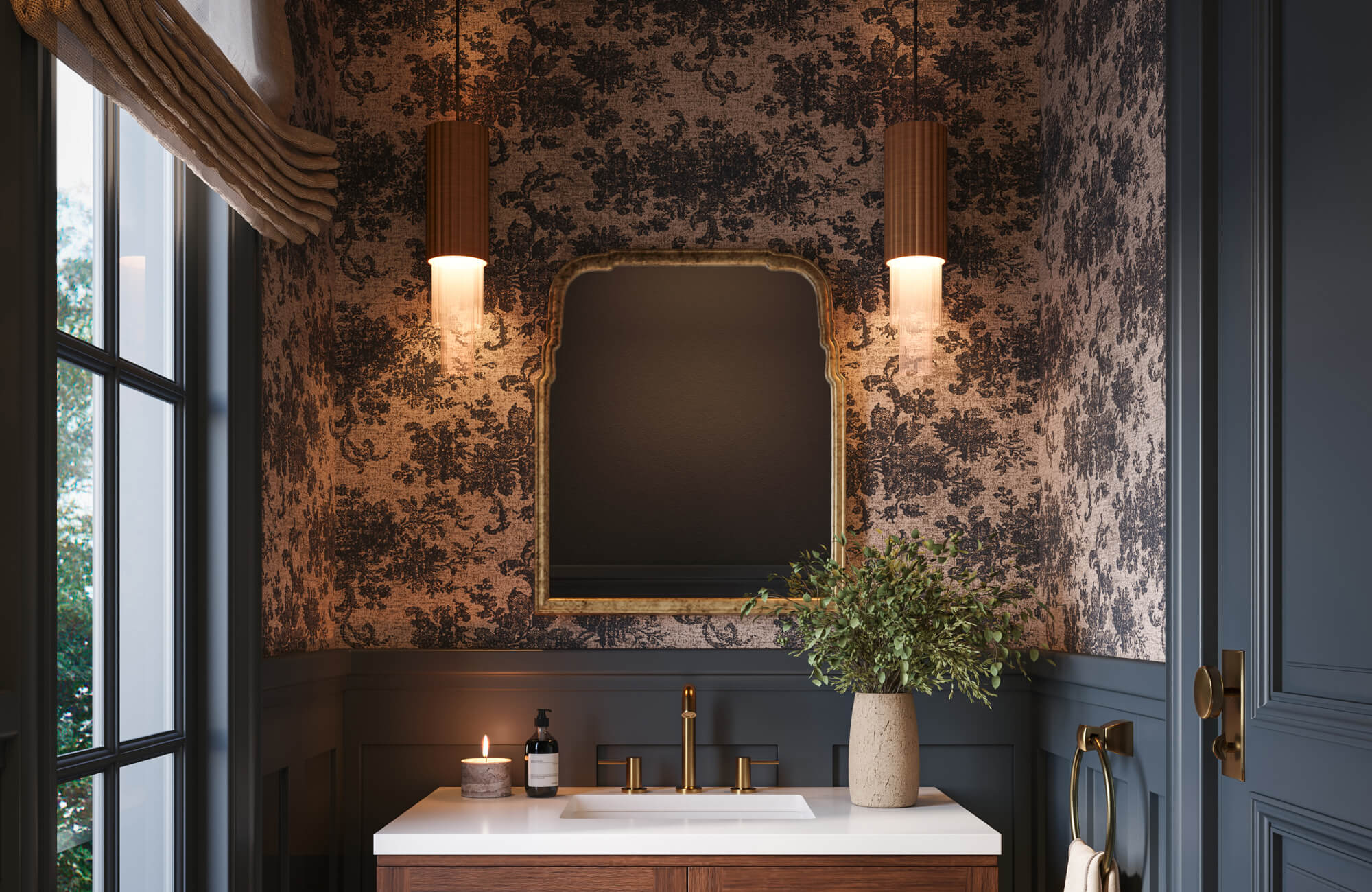 Exquisite wall finishing craftsmanship